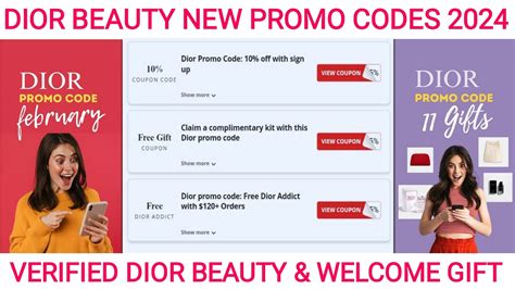 dior promo codes|discount codes for dior.